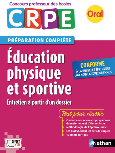 Education physique et sportive épreuve orale – Concours professeur des écoles – 2017