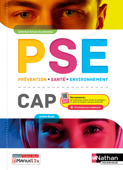 Prévention Santé Environnement – CAP (Acteurs de prévention) – Livre + licence élève – 2022