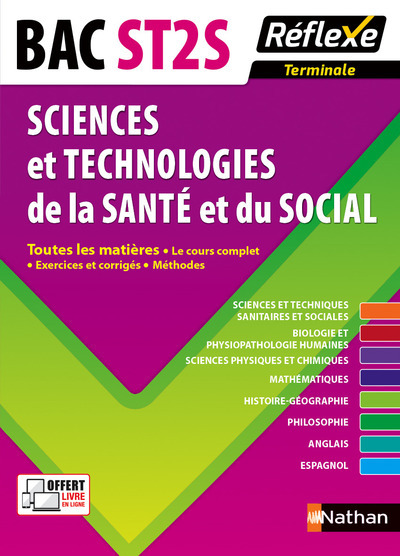 Toutes les matières Terminale ST2S – Sciences et Technologies de la Santé et du Social