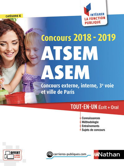 Concours ATSEM ASEM 2018-2019 – numéro 16 Catégorie C (Intégrer la fonction publique) – 2018