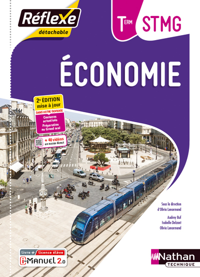 Economie Term STMG (Pochette Réflexe) Livre + Licence élève – 2022