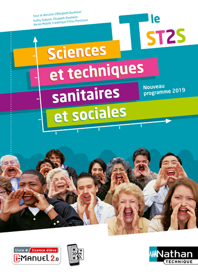 Sciences et techniques sanitaires et sociales Term ST2S – Livre + licence élève – 2020