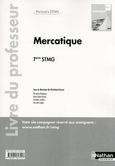 Mercatique – Tle STMG livre du professeur Parcours STMG