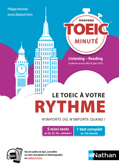 TOEIC minuté (Livre + Nathan Live) – 2019