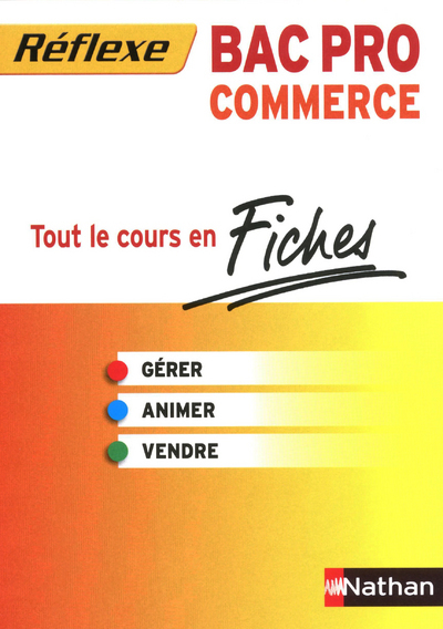 FICHES REFLEXE BAC PRO COMMERCE – GERER ANIMER VENDRE 2011 N3