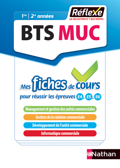 Management des unités commerciales – BTS MUC (Mesfiches de cours – Réflexe N° 4) – 2018