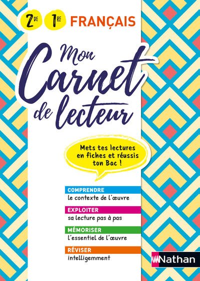 Mon Carnet de lecteur – Français – 2de / 1re générale et technologique