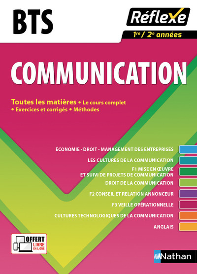 Communication BTS – Toutes les matières – Réflexe N14 2017