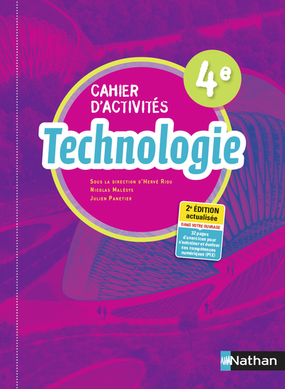 Technologie – Cahier d’activités 4ème – Elève 2021