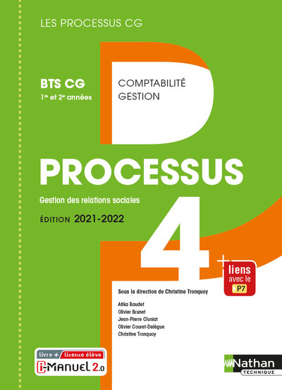 Processus 4 – BTS CG 1ère et 2ème années (Les processus CG) Livre + licence élève 2021