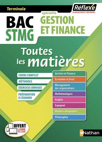 Gestion et Finance – Term STMG (Toutes les matières Réflexe N°3) – 2018