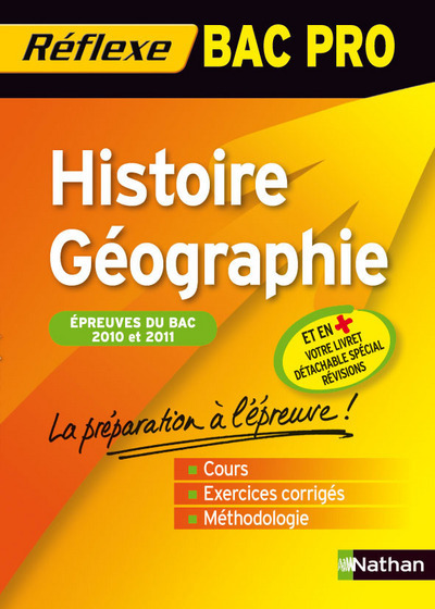 HISTOIRE-GEOGRAPHIE BAC PRO MEMO REFLEXE N37 2009