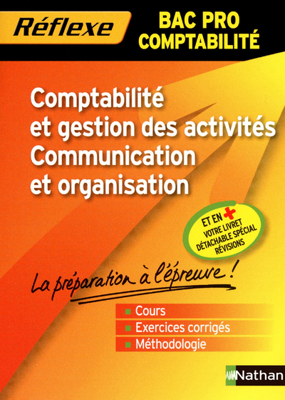COMPTA ET GESTION DES ACTIVITES COMMUNICATION ORGANISATION BAC PRO COMPTA – MEMO REFLEXE N10 2011