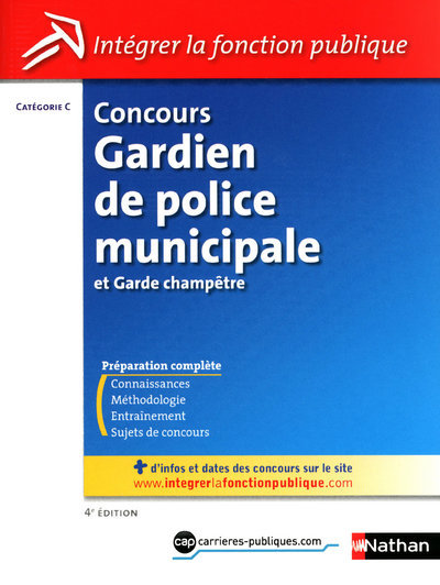 GARDIEN DE POLICE MUNICIPALE ET GARDE CHAMPETRE – CATEGORIE C – N04 – 2010