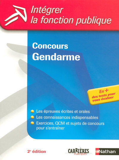 CONCOURS GENDARME N23 INTEGRER FONCTION PIBLIQUE 2008 2E EDITION