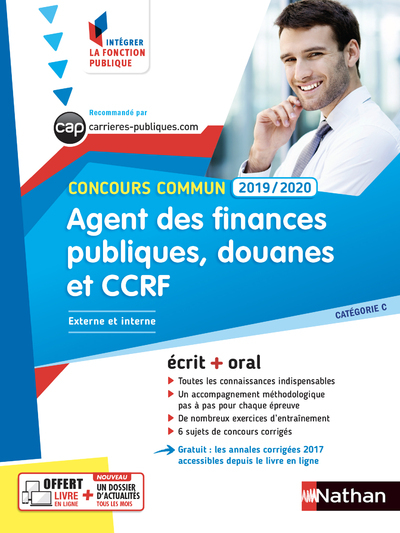 Concours commun Agent des finances publiques, des douanes et CCRF 2019/2020 – Cat c – N29 – IFP