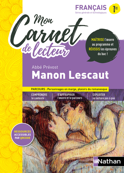 Mon carnet de lecteur : Manon Lescaut – Abbé Prévost 2022