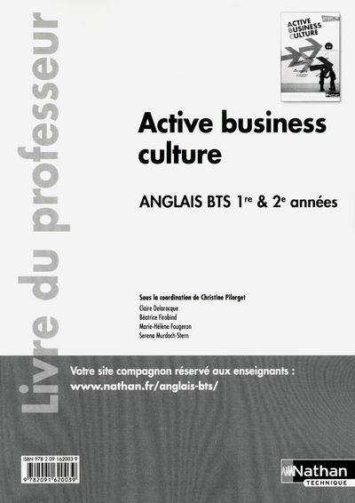 Active business culture – BTS 1re et 2e années > B2 Anglais Livre du professeur