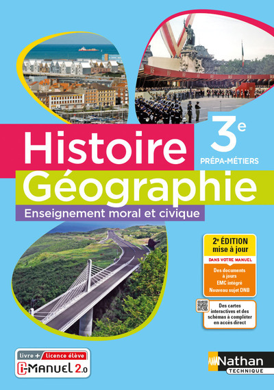 Histoire – Géographie – 3ème Prépa-Métiers – Livre + licence élève – 2021