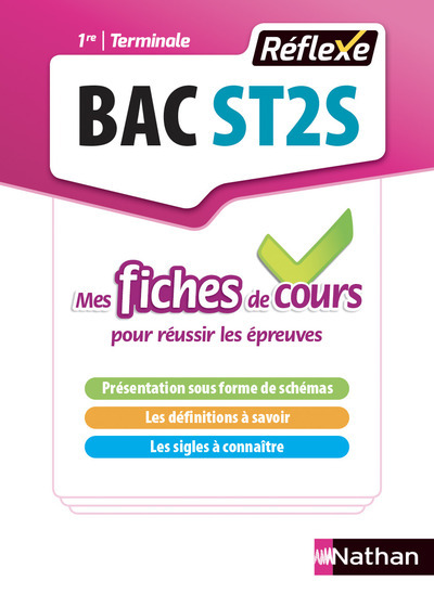 Sciences et techniques sanitaires et sociales 1ère/Term ST2S (Mes fiches de cours-Réflexe N°2) 2018