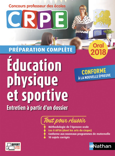 Education physique et sportive – Préparation complète – Oral – Concours professeur des écoles – 2018