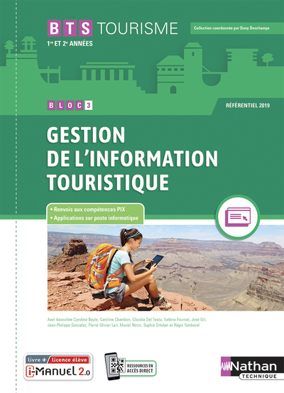 Gestion de l’information touristique (GIT) – BTS Tourisme – Livre + licence élève 2021