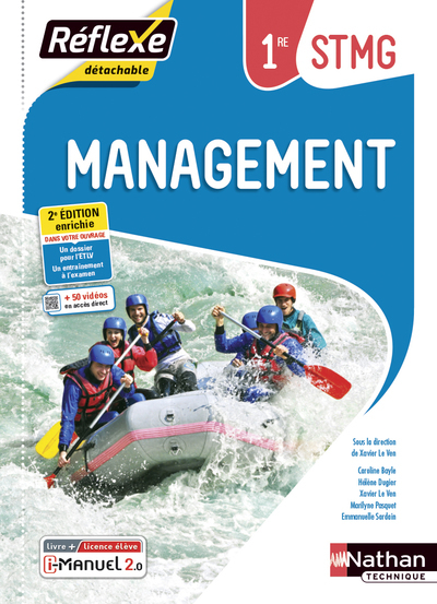 Management 1re STMG (Pochette Réflexe) – Livre + Licence élève – 2021