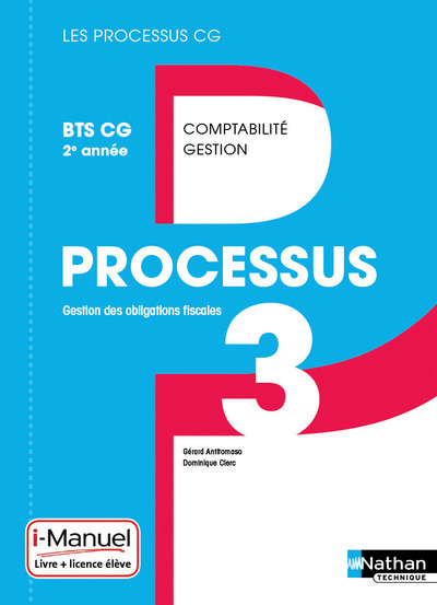 Processus 3 BTS CG 2ème année – Livre + Licence élève (Les processus CG) – 2016