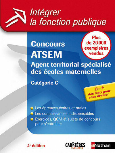 CONCOURS ATSEM – N16 – CATEGORIE C INTEGRER LA FONCTION PUBLIQUE – 2007