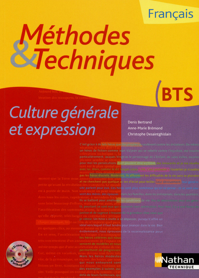 Méthodes et techniques – Culture générale et expression Livre de l’élève