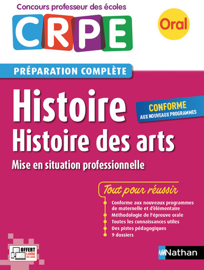 Histoire – Oral (CRPE) Histoire des arts Préparation complète Professeur des écoles – 2017