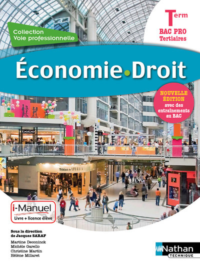 Economie-Droit Term Bac pro – Livre + Licence élève (Voie professionnelle) – 2016