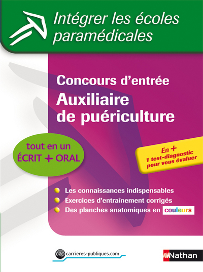 CONCOURS D ENTREE AUXILIAIRE DE PUERICULTURE (ECRIT/ORAL) N35 – 2009