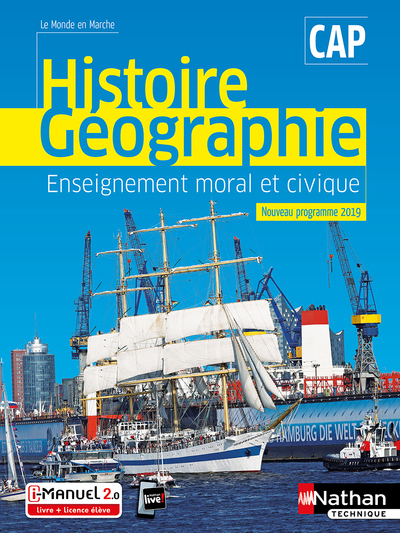 Histoire et Géographie EMC – CAP (Le monde en marche) Livre + licence élève – 2019