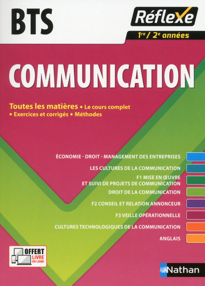 BTS Communication – Toutes les matières Réflexe N 14 – 2016