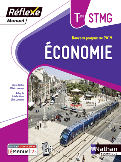 Economie Term STMG (Manuel Réflexe) Livre + Licence élève – 2020