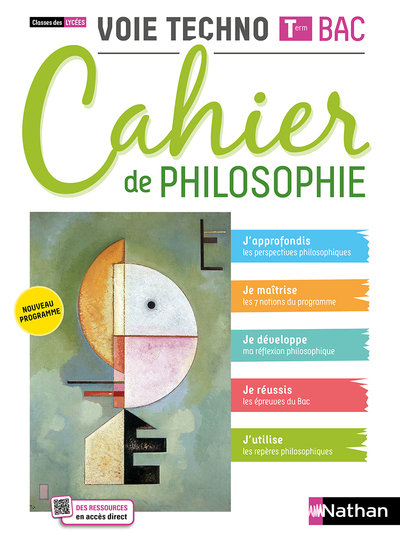 Cahier de philo – Term Voie Technologique – Elève 2021