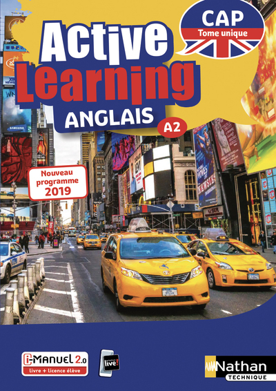 Active Learning Anglais CAP A2 – tome unique – Livre + Licence élève 2019