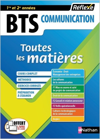 BTS Communication – Toutes les matières – Réflexe numéro 16 – 2018