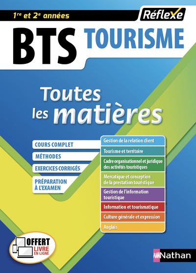 BTS Tourisme (Toutes les matières – Réflexe N°17) – 2018