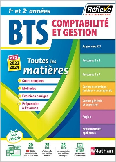 Tout en un BTS CG Réflexe – 2022