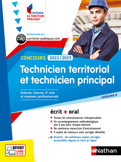 Concours Technicien territorial et technicien principal (IFP) N° 46 – 2022-2023