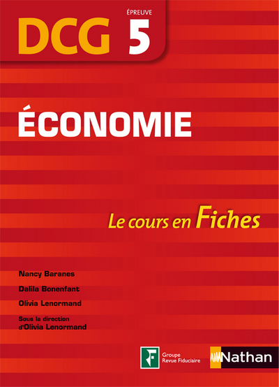 Economie DCG – épreuve 5 – Fiches DCG