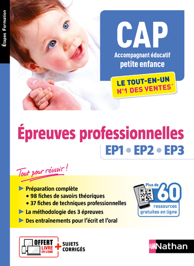 CAP accompagnant éducatif petite enfance – Le tout-en-un – EPR EP1 EP2 EP3 2022/2023