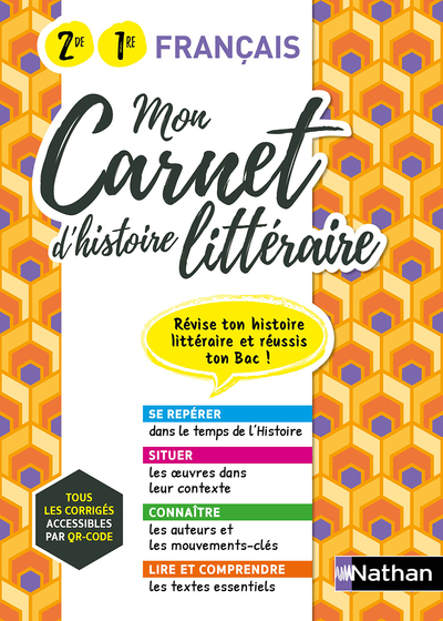 Mon carnet d’histoire littéraire – 1ère/ 2nde – 2022