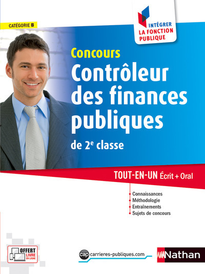 Contrôleur des finances publiques de 2e classe – Catégie B Intégrer la fonction publique N07 2017