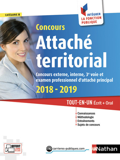 Concours Attaché territorial 2018-2019 Numéro 40 Catégorie A (Intégrer la fonction publique) – 2018
