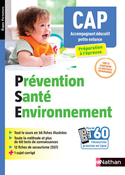 Prévention santé environnement CAP Accompagnant éducatif petite enfance PSE 2021