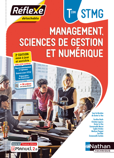 Management Sciences de gestion et numérique – Term STMG (Pochette Réflexe) Livre + licence élève