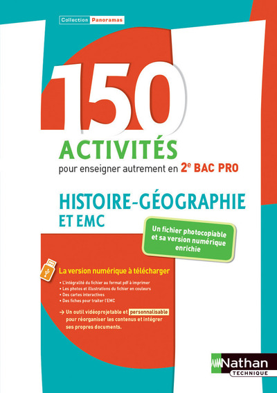 150 activités pour enseigner autrement L’HG et L’EMC en 2e Bac pro (Panoramas) Fichier enseignant